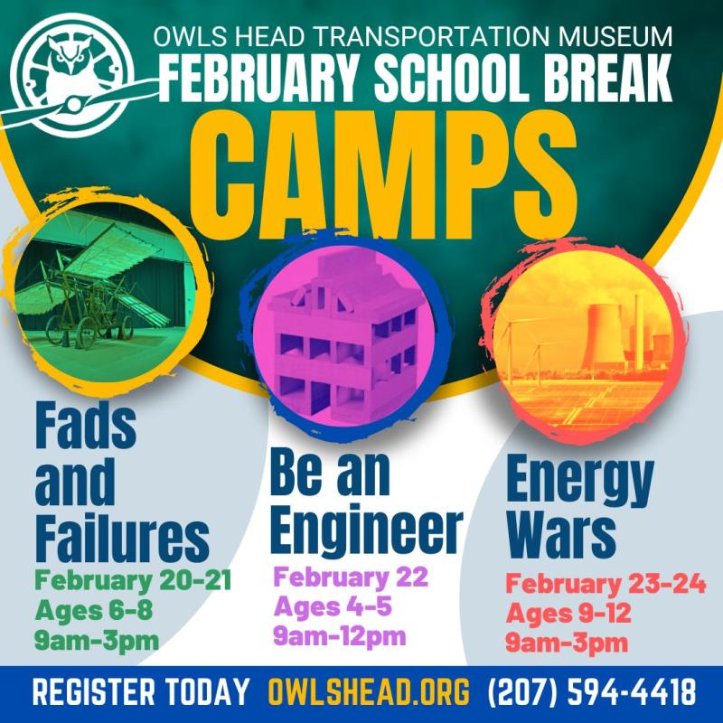 FEBRUARY SCHOOL BREAK CAMPS 2023 PenBay Pilot